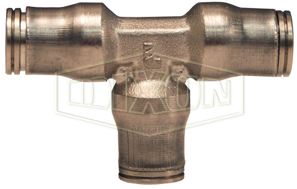 Nickel-Plated Brass Legris Push-In Equal Union Tee